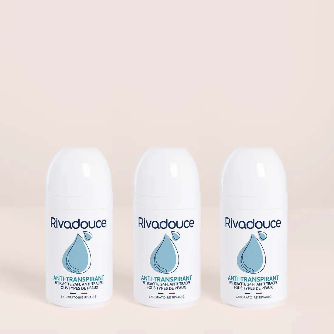 Lot de 3 Anti-transpirant bille